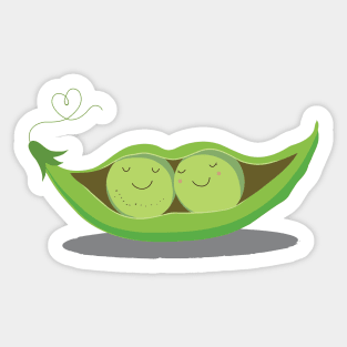 Love Peas Sticker